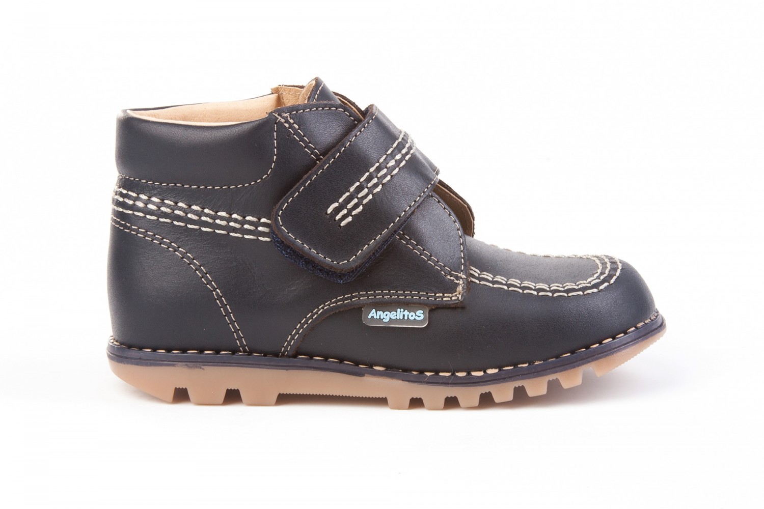 BOTA VELCRO ANGELITOS MARINO