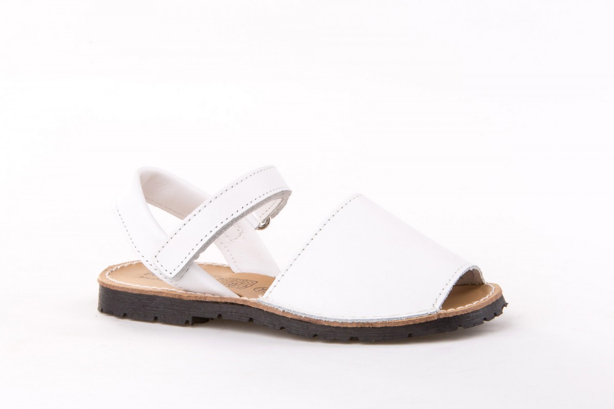 MENORQUINA VELCRO ANGELITOS BLANCO